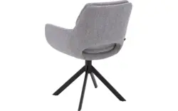 Goossens eetkamerstoel daisy grijs stof - 8234674-goossens-daisy-eetkamerstoel-stof-grijs-01