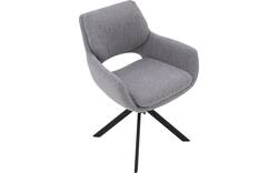 Goossens eetkamerstoel daisy grijs stof - 8234674-goossens-daisy-eetkamerstoel-stof-grijs-01