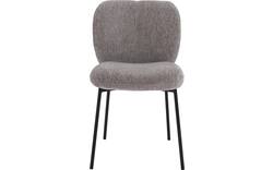 Goossens basic eetkamerstoel eller bruin stof - 8234677-goossens-eller-eetkamerstoel-stof-bruin-01