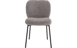 Goossens basic eetkamerstoel eller bruin stof - 8234677-goossens-eller-eetkamerstoel-stof-bruin-01