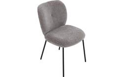 Goossens basic eetkamerstoel eller bruin stof - 8234677-goossens-eller-eetkamerstoel-stof-bruin-01