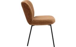 Goossens basic eetkamerstoel eller bruin stof - 8234679-goossens-eller-eetkamerstoel-stof-bruin-01