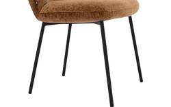 Goossens basic eetkamerstoel eller bruin stof - 8234679-goossens-eller-eetkamerstoel-stof-bruin-01