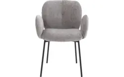 Goossens basic eetkamerstoel eller bruin stof - 8234681-goossens-eller-eetkamerstoel-stof-bruin-01