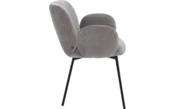 Goossens basic eetkamerstoel eller bruin stof - 8234681-goossens-eller-eetkamerstoel-stof-bruin-01