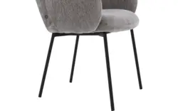 Goossens basic eetkamerstoel eller bruin stof - 8234681-goossens-eller-eetkamerstoel-stof-bruin-01