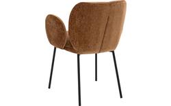 Goossens basic eetkamerstoel eller bruin stof - 8234683-goossens-eller-eetkamerstoel-stof-bruin-02