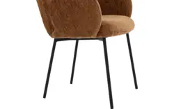 Goossens basic eetkamerstoel eller bruin stof - 8234683-goossens-eller-eetkamerstoel-stof-bruin-01