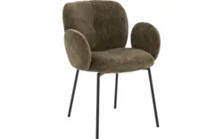 Goossens basic eetkamerstoel eller groen stof - 8234684-goossens-eller-eetkamerstoel-stof-groen-01
