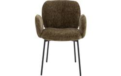 Goossens basic eetkamerstoel eller groen stof - 8234684-goossens-eller-eetkamerstoel-stof-groen-01