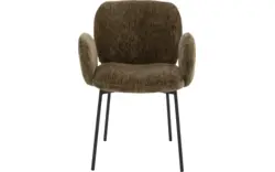 Goossens basic eetkamerstoel eller groen stof - 8234684-goossens-eller-eetkamerstoel-stof-groen-01