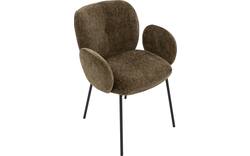 Goossens basic eetkamerstoel eller groen stof - 8234684-goossens-eller-eetkamerstoel-stof-groen-01