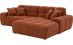 Goossens excellent loungebank kubus bruin stof - 8234718-gespiegeld-02