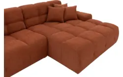 Goossens excellent loungebank kubus bruin stof - 8234718-gespiegeld-02