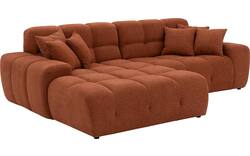 Goossens excellent loungebank kubus bruin stof - 8234718-goossens-excellent-kubus-bank-stof-oranje-01