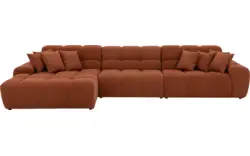 Goossens excellent loungebank kubus bruin stof - 8234719-goossens-excellent-kubus-bank-stof-oranje-01