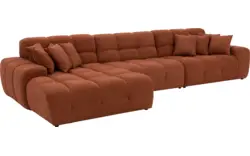 Goossens excellent loungebank kubus bruin stof - 8234719-goossens-excellent-kubus-bank-stof-oranje-01