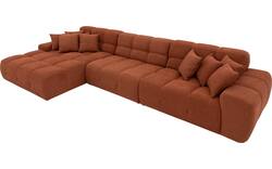 Goossens excellent loungebank kubus bruin stof - 8234719-goossens-excellent-kubus-bank-stof-oranje-01