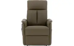 Goossens relaxstoel troyes groen leer - 8234735-goossens-troyes-fauteuil-leer-01
