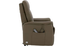 Goossens relaxstoel troyes groen leer - 8234735-goossens-troyes-fauteuil-leer-01