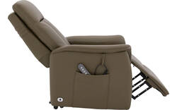 Goossens relaxstoel troyes groen leer - 8234735-goossens-troyes-fauteuil-leer-01