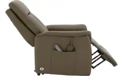 Goossens relaxstoel troyes groen leer - 8234735-goossens-troyes-fauteuil-leer-01