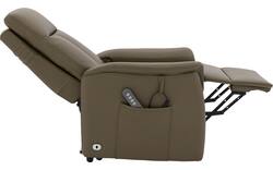 Goossens relaxstoel troyes groen leer - 8234735-goossens-troyes-fauteuil-leer-01
