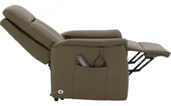 Goossens relaxstoel troyes groen leer - 8234735-goossens-troyes-fauteuil-leer-01