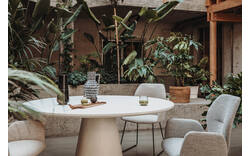Goossens eettafel stone wit beton - 8222065-01