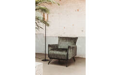 Goossens basic fauteuil lygo groen stof - 8234740-18