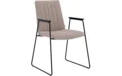 Goossens eetkamerstoel manta beige stof - 8234765-goossens-manta-eetkamerstoel-stof-bruin-01