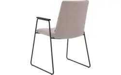 Goossens eetkamerstoel manta beige stof - 8234765-goossens-manta-eetkamerstoel-stof-bruin-01