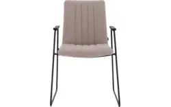 Goossens eetkamerstoel manta beige stof - 8234765-goossens-manta-eetkamerstoel-stof-bruin-01