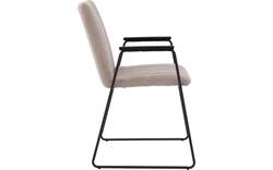 Goossens eetkamerstoel manta beige stof - 8234765-goossens-manta-eetkamerstoel-stof-bruin-01