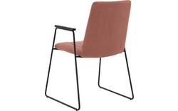 Goossens eetkamerstoel manta roze stof - 8234766-goossens-manta-eetkamerstoel-stof-roze-01