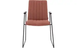 Goossens eetkamerstoel manta roze stof - 8234766-goossens-manta-eetkamerstoel-stof-roze-01