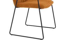 Goossens eetkamerstoel manta geel stof - 8234767-goossens-manta-eetkamerstoel-stof-geel-01