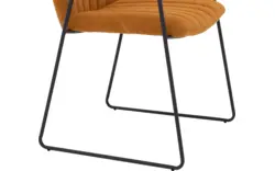 Goossens eetkamerstoel manta geel stof - 8234767-goossens-manta-eetkamerstoel-stof-geel-01