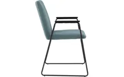 Goossens eetkamerstoel manta groen stof - 8234768-goossens-manta-eetkamerstoel-stof-groen-01