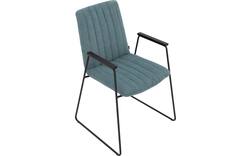 Goossens eetkamerstoel manta groen stof - 8234768-goossens-manta-eetkamerstoel-stof-groen-01