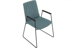 Goossens eetkamerstoel manta groen stof - 8234768-goossens-manta-eetkamerstoel-stof-groen-01