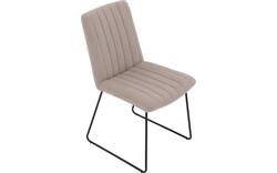 Goossens eetkamerstoel manta beige stof - 8234769-goossens-manta-eetkamerstoel-stof-bruin-01