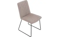 Goossens eetkamerstoel manta beige stof - 8234769-goossens-manta-eetkamerstoel-stof-bruin-01