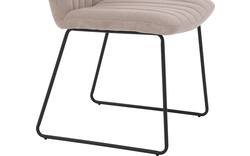 Goossens eetkamerstoel manta beige stof - 8234769-goossens-manta-eetkamerstoel-stof-bruin-01