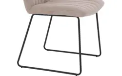 Goossens eetkamerstoel manta beige stof - 8234769-goossens-manta-eetkamerstoel-stof-bruin-01