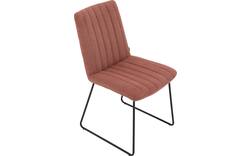 Goossens eetkamerstoel manta roze stof - 8234770-goossens-manta-eetkamerstoel-stof-roze-01