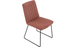Goossens eetkamerstoel manta roze stof - 8234770-goossens-manta-eetkamerstoel-stof-roze-01