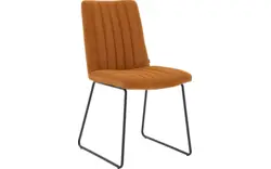 Goossens eetkamerstoel manta geel stof - 8234771-goossens-manta-eetkamerstoel-stof-geel-01