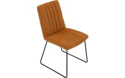 Goossens eetkamerstoel manta geel stof - 8234771-goossens-manta-eetkamerstoel-stof-geel-01