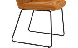 Goossens eetkamerstoel manta geel stof - 8234771-goossens-manta-eetkamerstoel-stof-geel-01